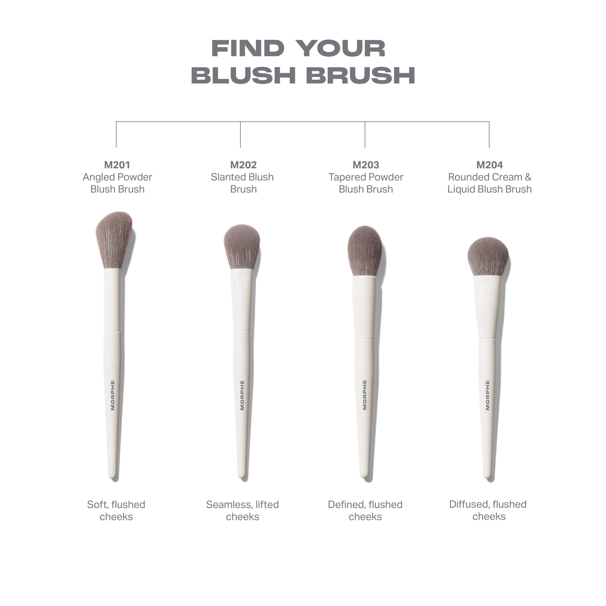 M203 Tapered Powder Blush Brush - Image 5