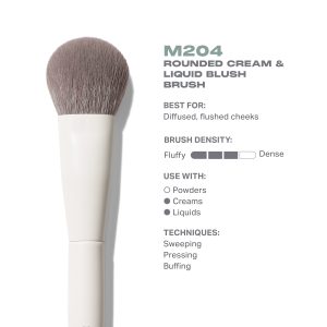 Alternative view of M204 Rounded Cream & Liquid Blush Brush