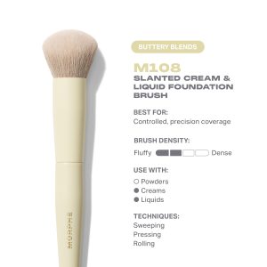 Alternative view of Buttery Blends M108 Slanted Foundation Brush