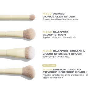 Alternative view of Buttery Blends 4-Piece Face Brush Set
