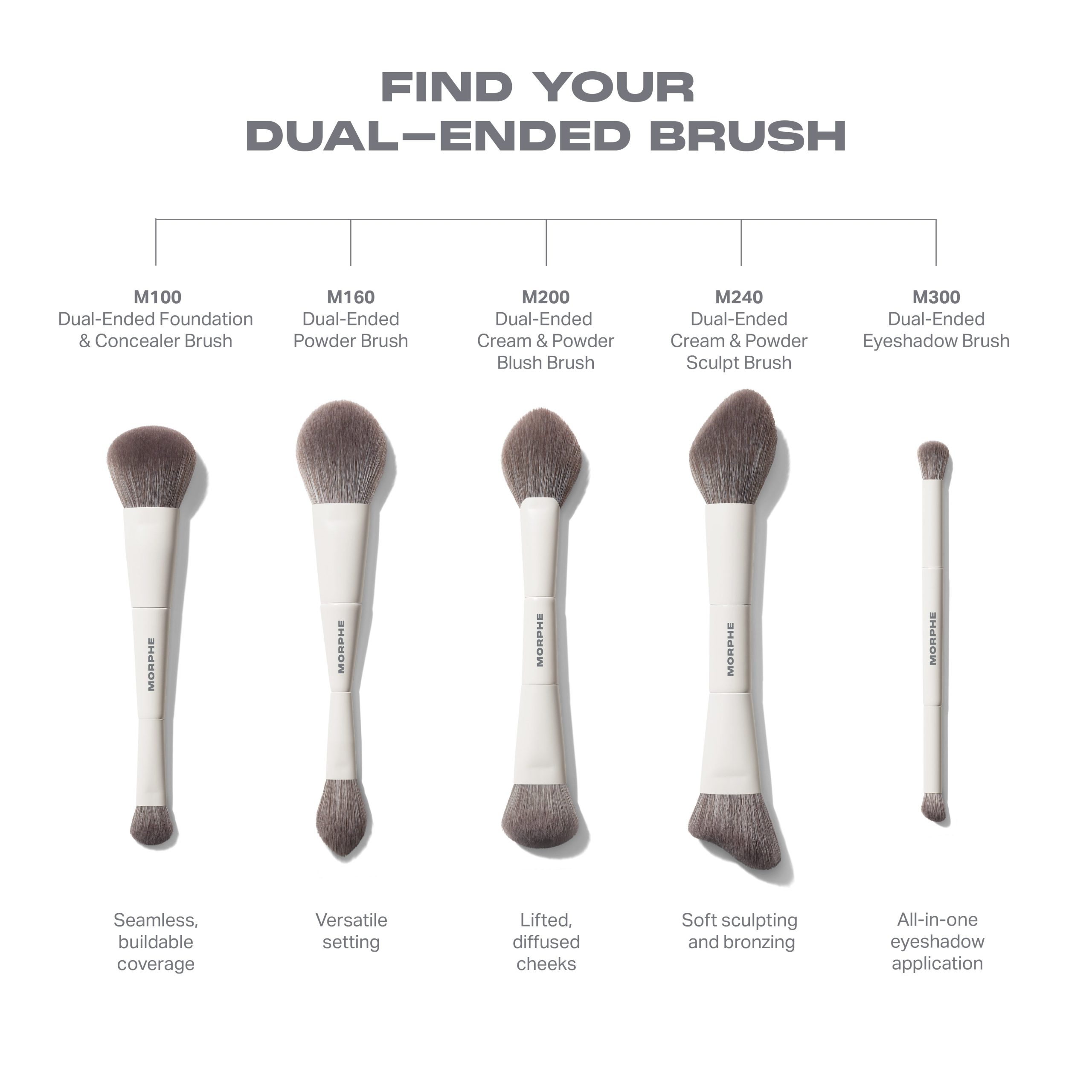 M300 Dual-Ended Eyeshadow Brush - Image 6
